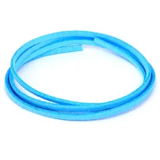 Замшевый шнурок для амулета, цвет ярко-голубой SHZ1147