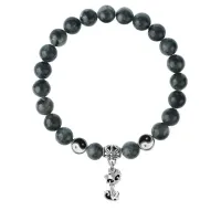 Браслет Кошка (гармония, покой, уют), Лабрадор 8мм BSPE1-19-3010