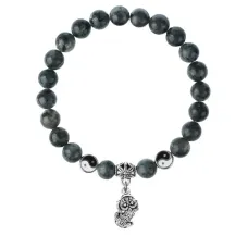 Браслет Пи Яо (богатство и защита), Лабрадор 8мм BSPE1-19-3016