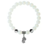 Браслет Пи Яо (богатство и защита), Лунный камень 8мм BSPE1-20-3016