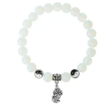 Браслет Пи Яо (богатство и защита), Лунный камень 8мм BSPE1-20-3016