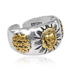 Безразмерное кольцо Лев, 13мм KL493