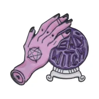 Значок Bad witch, 2,5х3см ZN120