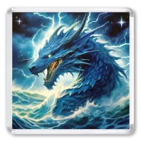 Водный дракон 6,5х6,5см, акрил MA033