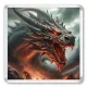 Дракон Гримдарк 6,5х6,5 см, акрил MA037