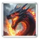 Дракон 6,5х6,5см, акрил MA058