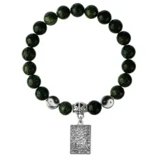 Браслет Таро - Звезда, Змеевик 8мм BSPE1-21-3021