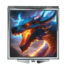 Складное зеркало квадратное Гроза дракона ZER2-0559