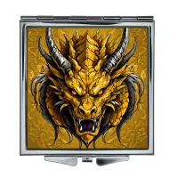 Складное зеркало квадратное Золотой дракон ZER2-0575