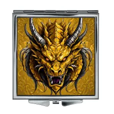 Складное зеркало квадратное Золотой дракон ZER2-0575