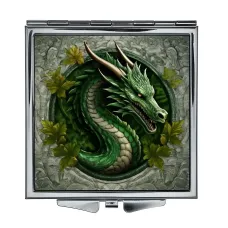 Складное зеркало квадратное Дракон ZER2-0579