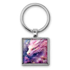 Брелок Розовый дракон BKG-0313