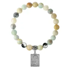 Браслет Таро - Луна, Амазонит 8мм BSPE1-23-3023