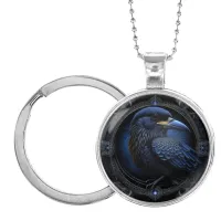 Кулон-брелок Темно-синяя птица ALKB-0017