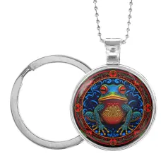 Кулон-брелок Синяя лягушка ALKB-0027