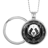 Кулон-брелок Черно-белая панда ALKB-0043