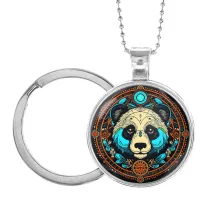 Кулон-брелок Цветная панда ALKB-0044