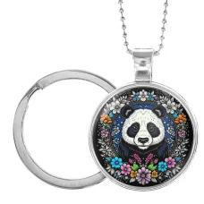 Кулон-брелок Панда и венок ALKB-0045