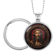 Кулон-брелок Иисус с терновым венцом ALKB-0076