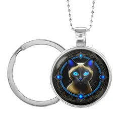 Кулон-брелок Сиамская кошка ALKB-0077