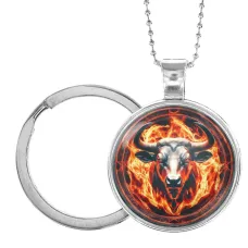 Кулон-брелок Огненный бык ALKB-0104
