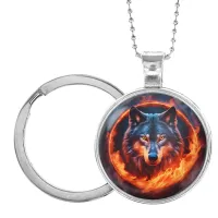 Кулон-брелок Огненный волк ALKB-0105