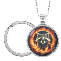 Кулон-брелок Огненный енот ALKB-0108