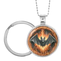 Кулон-брелок Огненная летучая мышь ALKB-0115