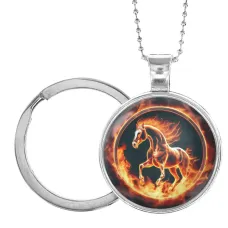 Кулон-брелок Огненная лошадь ALKB-0117