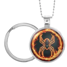 Кулон-брелок Огненный паук ALKB-0125