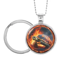 Кулон-брелок Огненная черепаха ALKB-0132