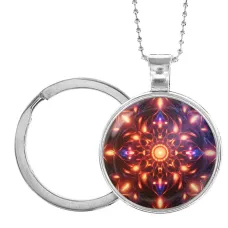 Кулон-брелок Неоновая геометрия ALKB-0189