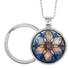 Кулон-брелок Мозаичный цветок жизни ALKB-0191