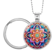 Кулон-брелок Яркий цветок жизни ALKB-0199