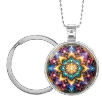 Кулон-брелок Калейдоскоп - цветок жизни ALKB-0215