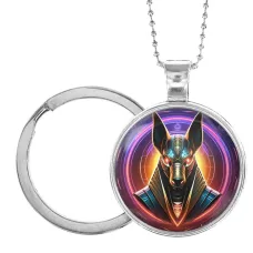 Кулон-брелок Анубис неон ALKB-0231