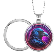 Кулон-брелок Ворон неон ALKB-0233