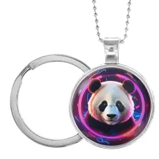 Кулон-брелок Панда неон ALKB-0250