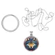 Кулон-брелок Волк мозаика ALKB-0261