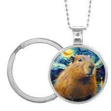 Кулон-брелок Капибара Звездная Ночь ALKB-0285