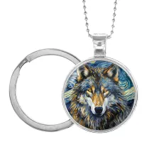 Кулон-брелок Волк Звездная Ночь ALKB-0288