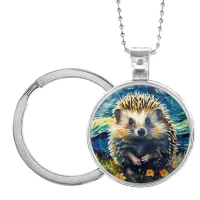 Кулон-брелок Ёж Звездная Ночь ALKB-0293