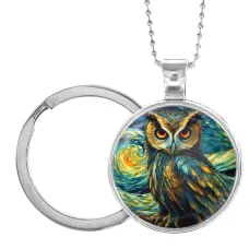 Кулон-брелок Филин Звездная Ночь ALKB-0294