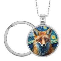 Кулон-брелок Лиса Звездная Ночь ALKB-0297