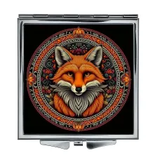 Складное зеркало квадратное Лиса ZER2-0599