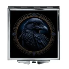 Складное зеркало квадратное Ворон ZER2-0608