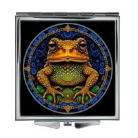 Складное зеркало квадратное Лягушка ZER2-0615
