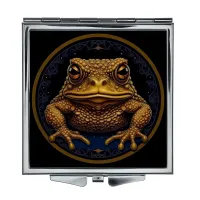 Складное зеркало квадратное Жаба ZER2-0616