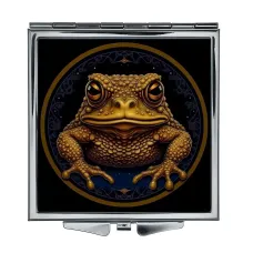 Складное зеркало квадратное Жаба ZER2-0616