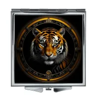 Складное зеркало квадратное Тигр ZER2-0623